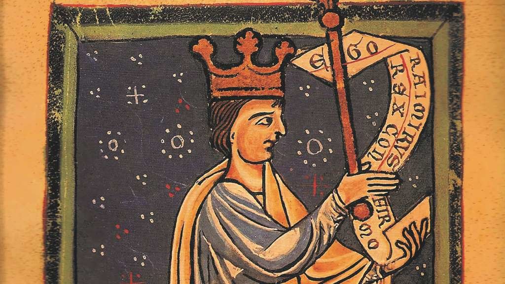 Ramiro III, nunha miniatura do 'Libro das Estampas' da catedral de León. (Foto: Catedral de León)