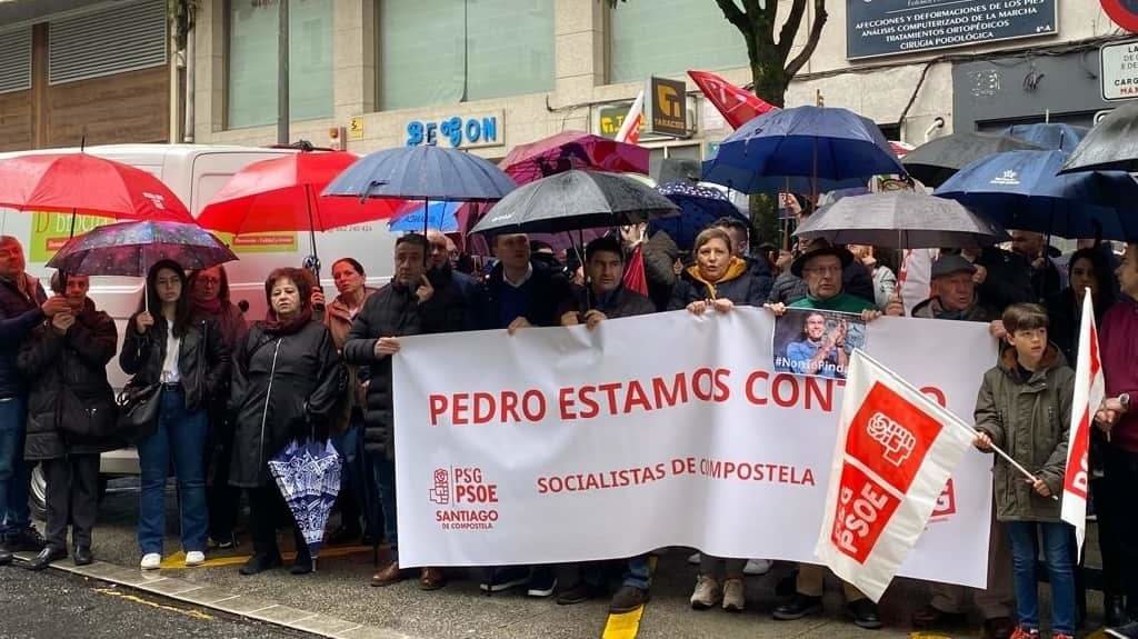 As socialistas galegas, este sábado en Compostela. (Foto: Europa Press).
